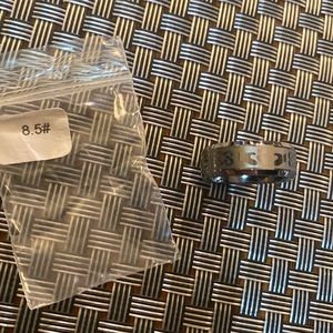 New Mens or Womens Wedding band- Size 8.5 Tungsten Metal